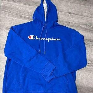 Champion Blue Hoodie